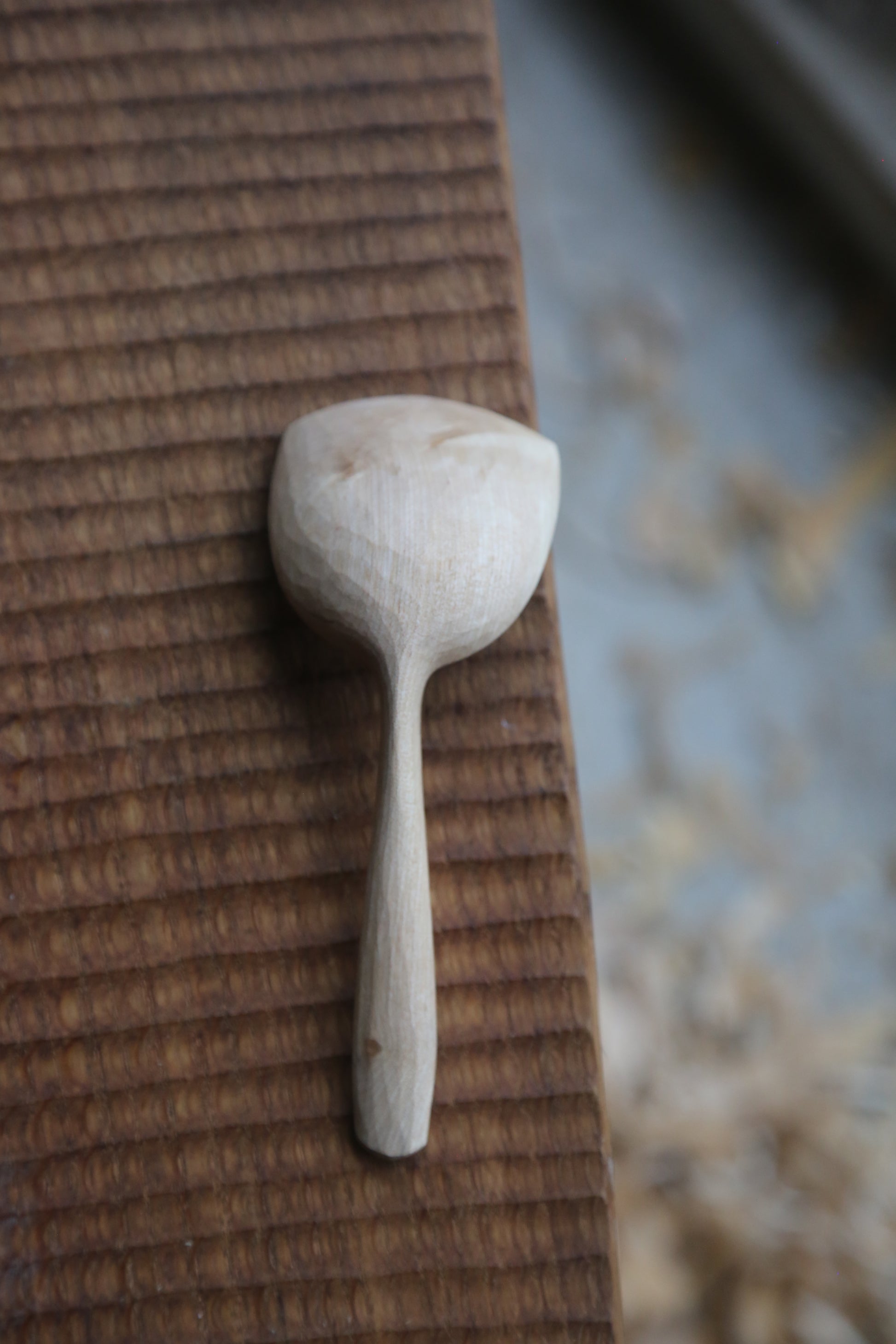 A super cute scoop, perfect for serving up sugar or even for measuring coffee!&nbsp;

Made from some really nice birch, this scoop has got the best tactile feel. You don't want to put it down!