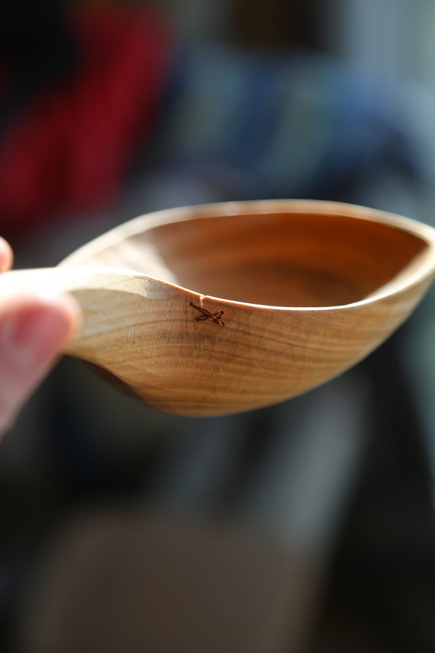 Cherry Server + Copper wire stitching